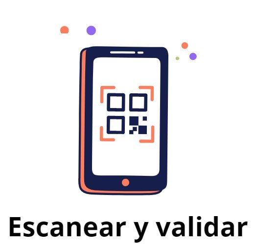 Muestra tu QR al personal